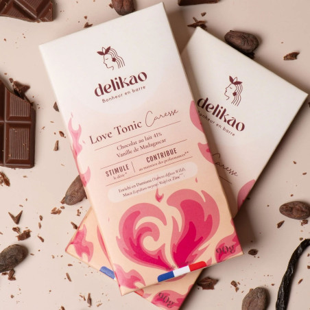 Chocolat aphrodisiaque Love Tonic Caresse - Tous nos produits