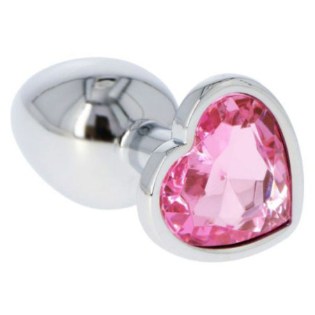 Plug Anal Heart Rose - Plugs bijoux pour travestis